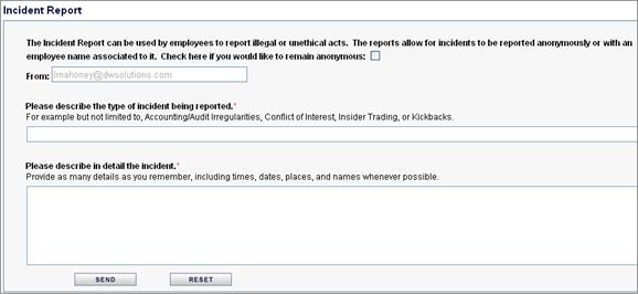 Incident report